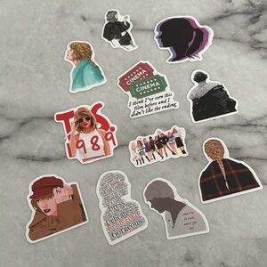 FULL SET - Taylor Swift stickers (also sold separately)